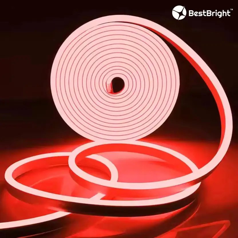 Red Neon Strip Lights – Steady (5m)